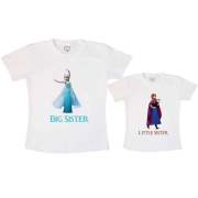 Body Ou Camisetinha Big Sister E Little Sister