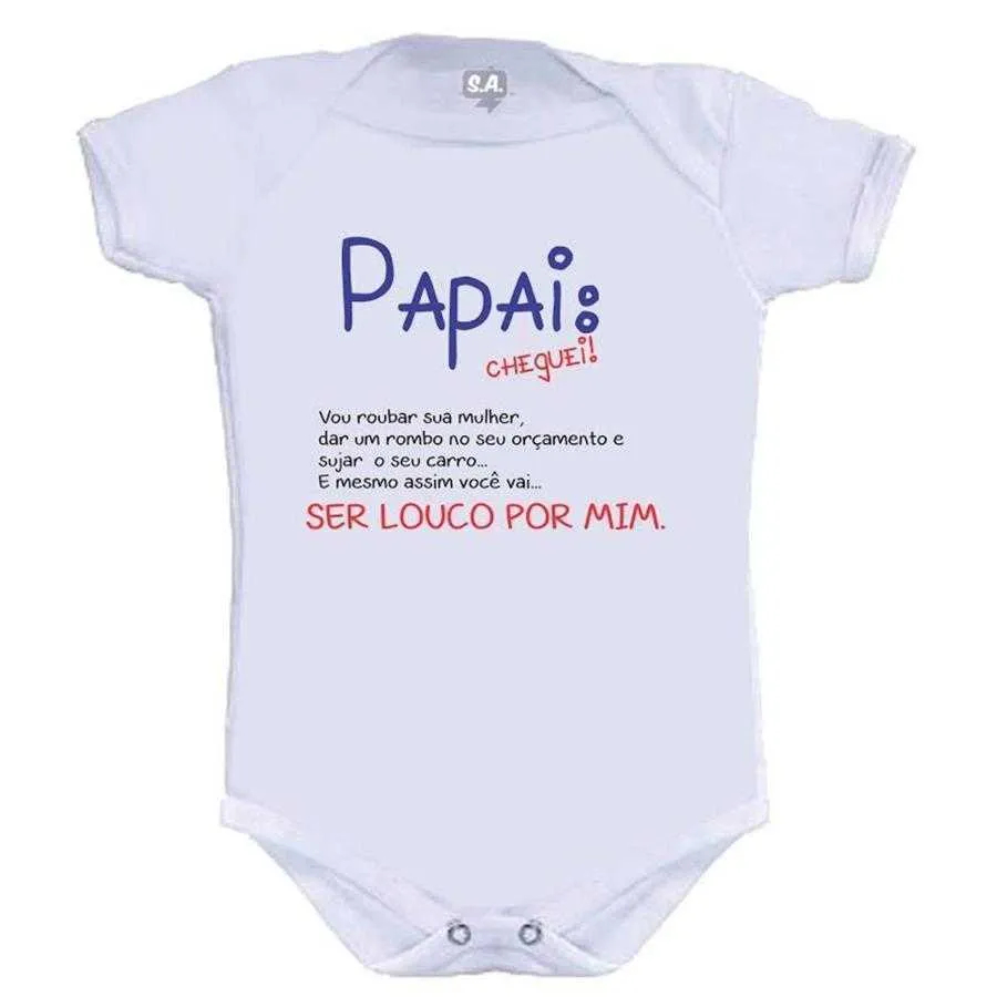 Body Quero Jogar Com O Papai na Camiseteria S.A.