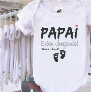 Body - Papai Estou Chegando - Personalizado 