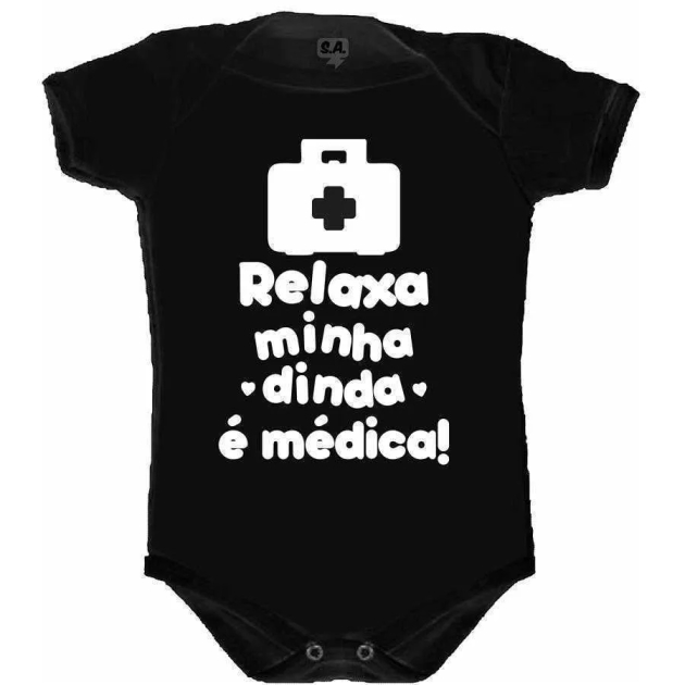 Body Preto - Dinda Médica