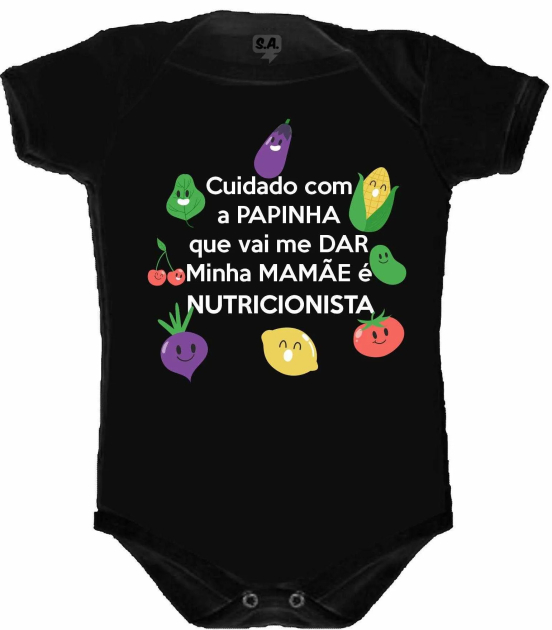 Body Preto - Mamãe Nutricionista