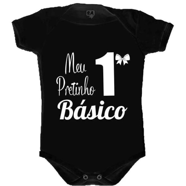 Body Preto - Primeiro Pretinho Básico