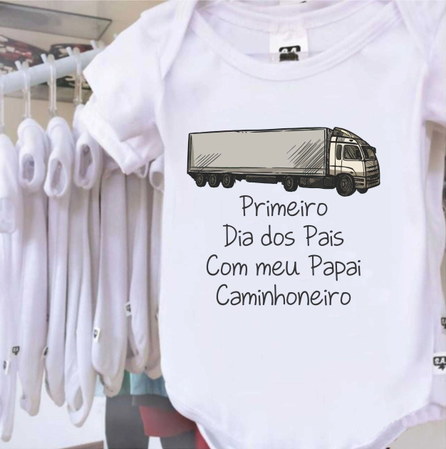 Body - Primeiro Dia Dos Com Meu Papai Caminhoneiro 