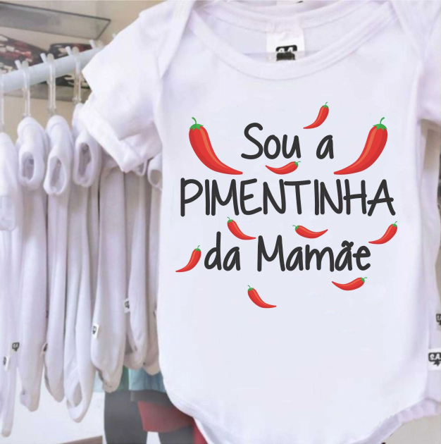 Body Sou A Pimentinha Da Mamãe