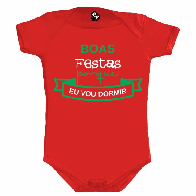 Body Temático De Natal - Boas Festas 