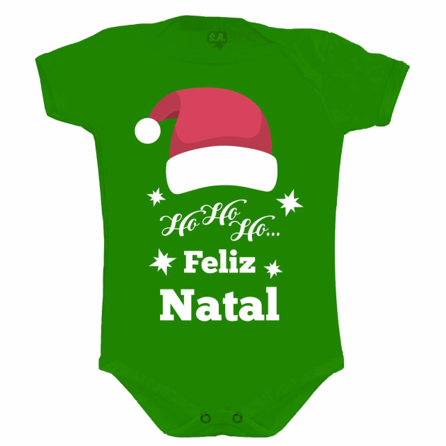 Body Temático De Natal - Ho Ho Ho 