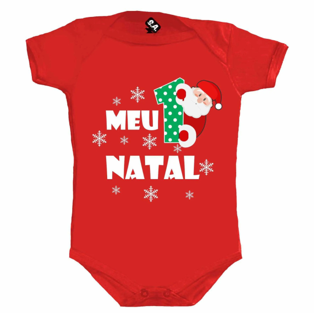 Body Temático De Natal - Primeiro Natal