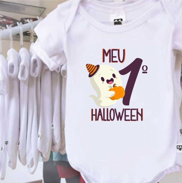 Body Temático Helloween - Meu Primeiro Halloween 