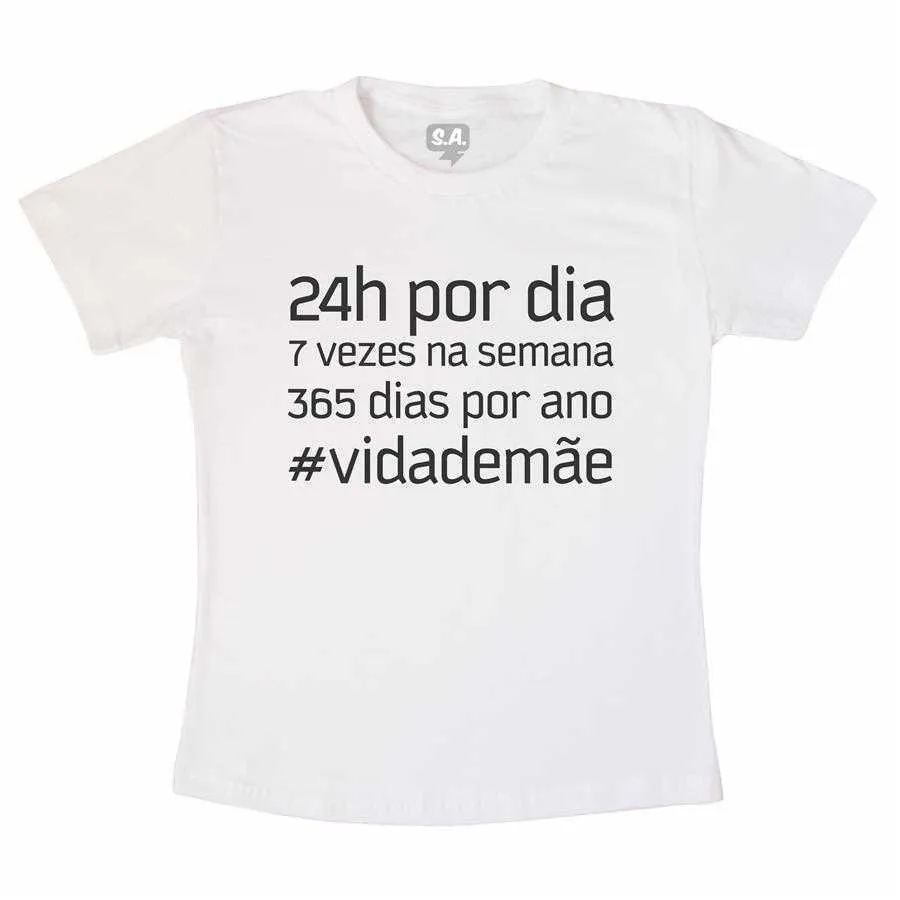 Camiseta 100% Poliéster 24H Por Dia