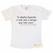 Camiseta Abelha Fazendo Mel - Branca