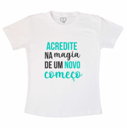 Camiseta Adulta  Acredite Na Magia 