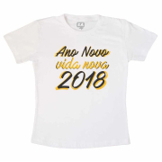 Camiseta Adulta Ano Novo Vida Nova