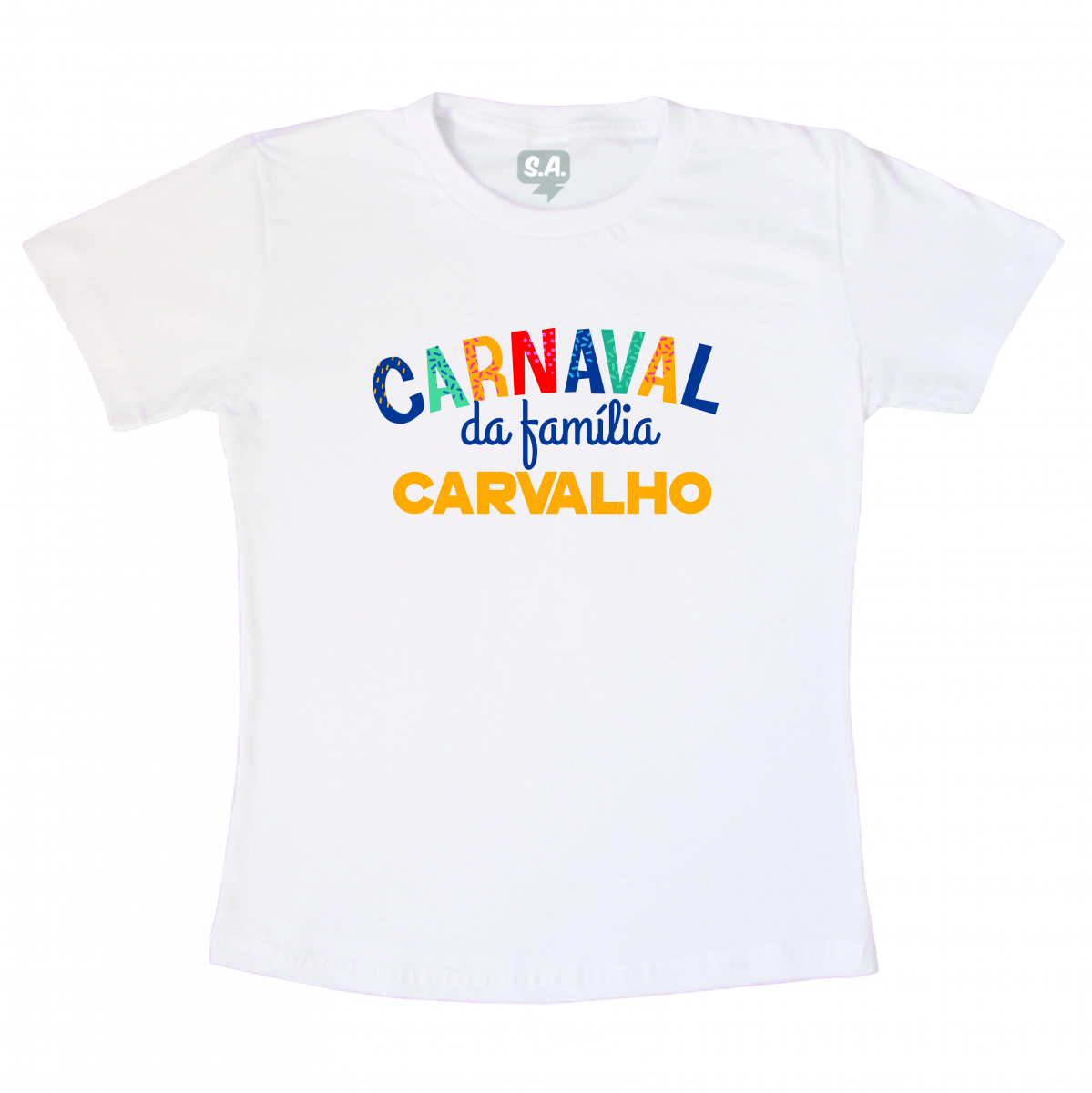 Adulto Carnaval Em Familia Com Nome S.A.