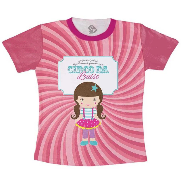 Camiseta Adulta Circo da Louise