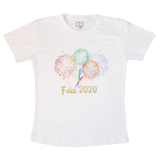 Camiseta Adulta Feliz 2020 Fogos 