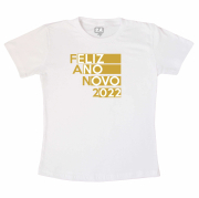 Camiseta Adulta  Feliz Ano Novo 