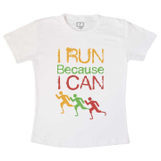 Camiseta Adulta I Run Because I Can