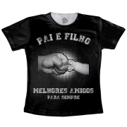 Camiseta Adulta Melhores Amigos