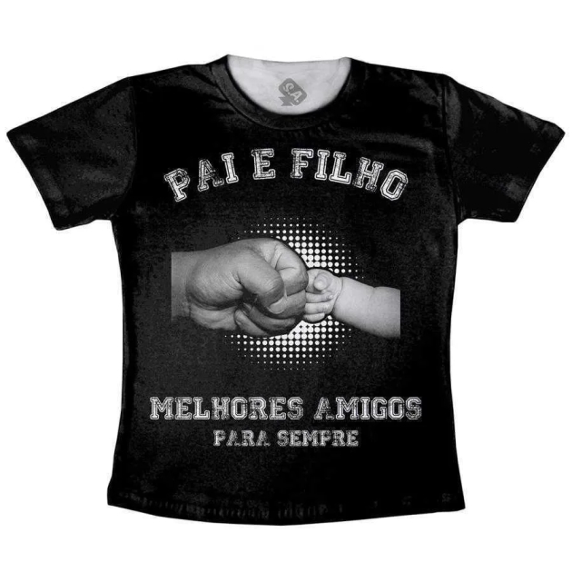 Camiseta Adulta Melhores Amigos