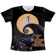 Camiseta Adulta Nightmare Before the Christmas