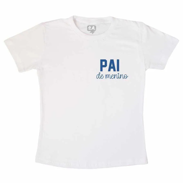 Camiseta adulta Pai de Menino