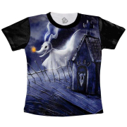 Camiseta Adulta The Nightmare Before Christmas - Zero