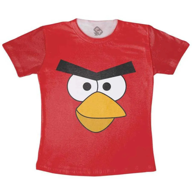 Camiseta Adulta Vermelho