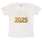 Camiseta Adulto Ano Novo 2025 