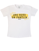 Camiseta Adulto Ano Novo Em Família 2025 