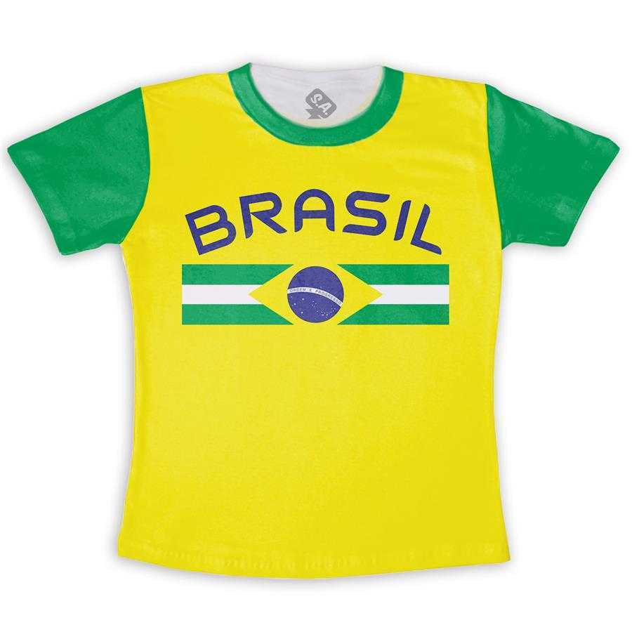 Camiseta Adulto Brasil