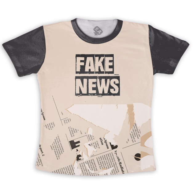 Camiseta Adulto Carnaval Fake News