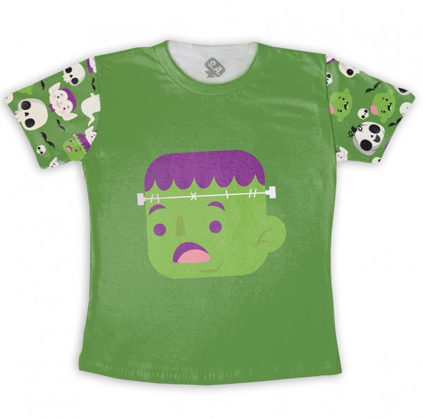 CAMISETA INFANTIL ou ADULTO FANTASMA FOFO HALLOWEEN