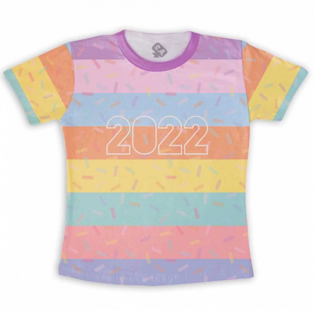 Camiseta Adulto Estampa Total Ano Novo Doce 2022 