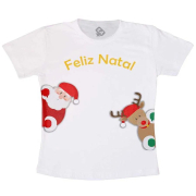 Camiseta Adulto Feliz Natal