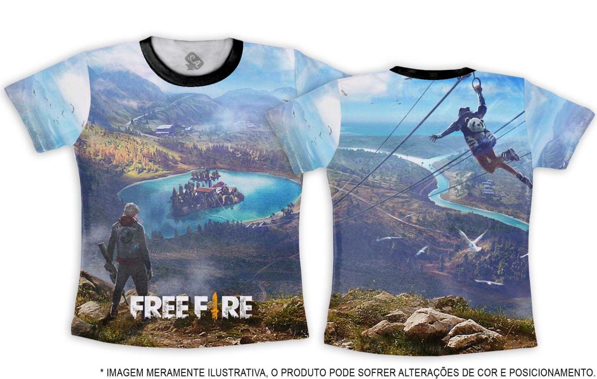 Camiseta Free Fire na Camiseteria S.A.