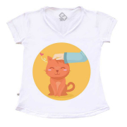 Camiseta Adulto - Gatinho