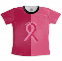 Camiseta Adulto Outubro Rosa Laço