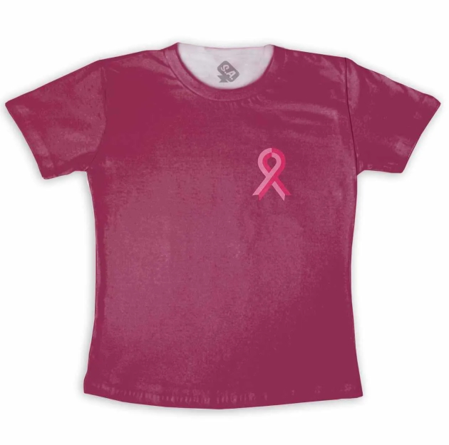 Camiseta Adulto Outubro Rosa Laço 