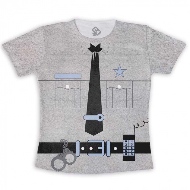 Camiseta Adulto Polícia