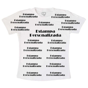 Camiseta Adulto Poliéster Estampa Total