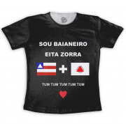 Camiseta Adulto Sou Baianeiro 