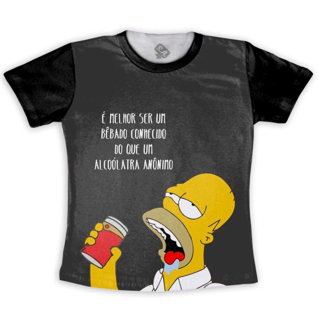 Camiseta - Alcoólatra Anônimo  