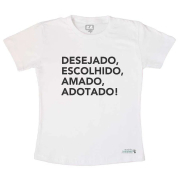 Camiseta Amado e Adotado