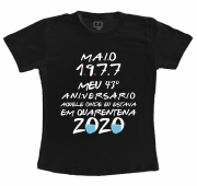 Camiseta Aniversário na Quarentena 