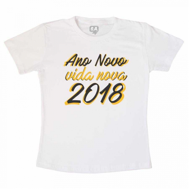 Camiseta Ano Novo Vida Nova