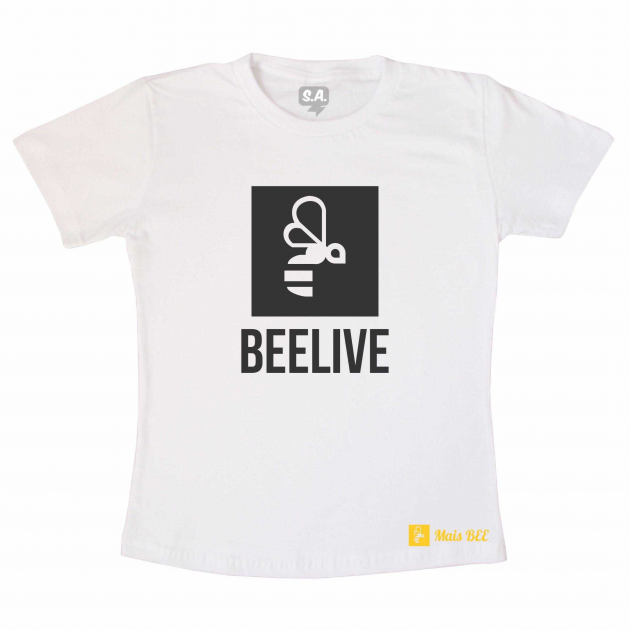 Camiseta BeeLive- Branca