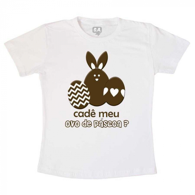 Camiseta Cadê meu Ovo de Páscoa?