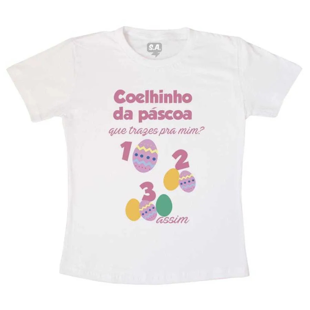 Camiseta Coelhinho da Páscoa