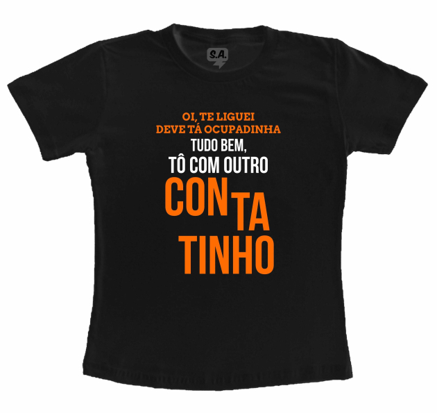 Camiseta Adulta Contatinho