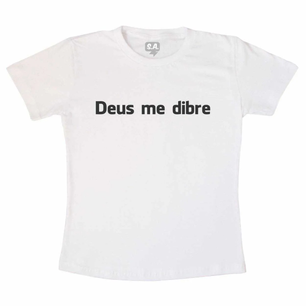 Camiseta Deus me Dibre - Branca